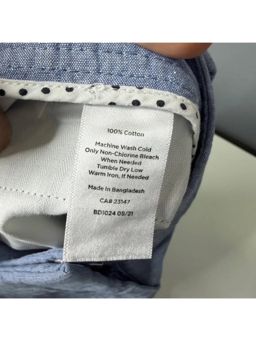 TALBOTS chambray perfect shorts size 6